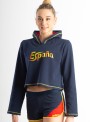 Sudadera cropped españa